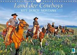 Ritt durch Montana - Land der Cowboys (Wandkalender 2018 DIN A4 quer)
