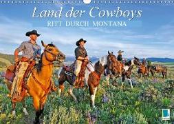 Ritt durch Montana - Land der Cowboys (Wandkalender 2018 DIN A3 quer)