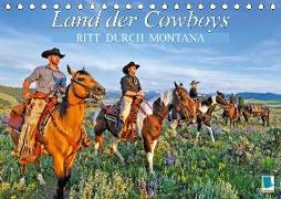 Ritt durch Montana - Land der Cowboys (Tischkalender 2018 DIN A5 quer)