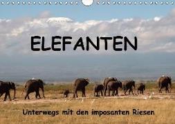 Elefanten - Unterwegs mit den imposanten Riesen (Wandkalender 2018 DIN A4 quer) Dieser erfolgreiche Kalender wurde dieses Jahr mit gleichen Bildern und aktualisiertem Kalendarium wiederveröffentlicht
