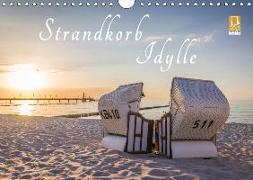 Strandkorb Idylle (Wandkalender 2018 DIN A4 quer) Dieser erfolgreiche Kalender wurde dieses Jahr mit gleichen Bildern und aktualisiertem Kalendarium wiederveröffentlicht