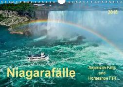 Niagarafälle - American Falls und Horseshoe Fall (Wandkalender 2018 DIN A4 quer) Dieser erfolgreiche Kalender wurde dieses Jahr mit gleichen Bildern und aktualisiertem Kalendarium wiederveröffentlicht