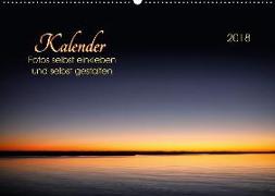 Kalender - Fotos selbst einkleben und selbst gestalten (Wandkalender 2018 DIN A2 quer)