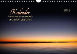 Kalender - Fotos selbst einkleben und selbst gestalten (Wandkalender 2018 DIN A4 quer)