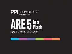 PPI ARE 5 in a Flash: Rapid Review of Key Topics (Cards) – More Than 400 Architecture Flashcards