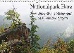 Nationalpark Harz Unberührte Natur und beschauliche Städte (Wandkalender 2018 DIN A4 quer)