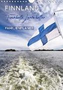 FINNLAND Traumhafte Landschaften / Familienplaner (Wandkalender 2018 DIN A4 hoch)