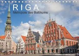 Riga - Metropole des Baltikums (Tischkalender 2018 DIN A5 quer)