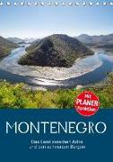 Montenegro - das Land zwischen Adria und den schwarzen Bergen (Tischkalender 2018 DIN A5 hoch)