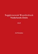 Supplementair Woordenboek Nederlands-Duits, N-Z