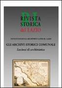 Gli archivi storici comunali. Lezioni di archivistica