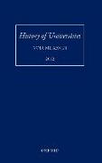History of Universities: Volume XXVI/1