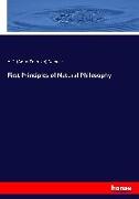 First Principles of Natural Philosophy