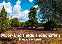 Moor- und Heidelandschaften Niedersachsen (Wandkalender 2018 DIN A4 quer)