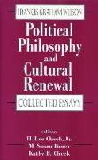 Political Philosophy and Cultural Renewal