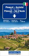 Piemont - Aostatal Regionalkarte Italien Nr. 1