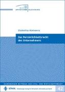 Korneeva, E: Persönlichkeitsrecht des Unternehmens