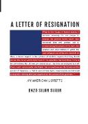 A Letter of Resignation