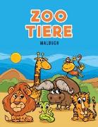 Zoo Tiere Malbuch