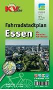 Essen  Fahrradstadtplan, KVplan, Radkarte/Wanderkarte/Stadtplan, 1:20.000 / 1:10.000
