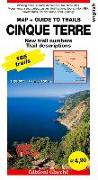 Cinque Terre map + Guide to trails. 185 trails 1:25.000