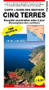 Cinq Terres. Carte + Guide des sentiers. 185 sentiers, echelle 1:25.000