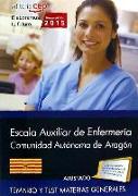 Cuerpo Auxiliar, Escala Auxiliar de Enfermería, Comunidad Autónoma de Aragón. Temario y test materias generales