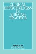 Clinical Effectiveness in Nursing Practice
