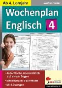 Wochenplan Englisch 4