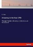 A Journey in the Year 1793