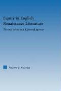 Equity in English Renaissance Literature