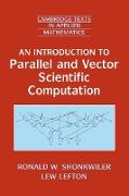 Intro to Parallel Vector Sci Comput