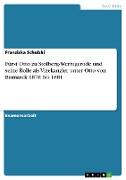 Fürst Otto zu Stolberg-Wernigerode und seine Rolle als Vizekanzler unter Otto von Bismarck 1878 bis 1881