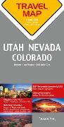 KUNTH TRAVELMAP Utah, Nevada, Colorado 1:800.000