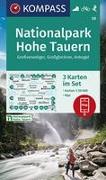 KOMPASS Wanderkarten-Set 50 Nationalpark Hohe Tauern, Großvenediger, Großglockner, Ankogel (3 Karten) 1:50.000