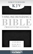 KJV Thinline Reference Bible, Flexisoft (Red Letter, Imitation Leather, Black)