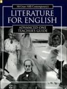 Literature for English Advanced One, Teacher's Guide