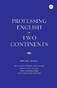 Professing English on Two Continents