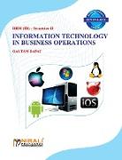 INFORMATION TECHNOLOGY IN BUSINESS OPERATIONS