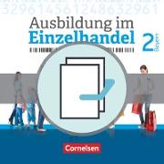 Ausbildung im Einzelhandel - Neubearbeitung, Bayern, 2. Ausbildungsjahr, Fachkunde und Arbeitsbuch, 451555-0 und 451560-4 im Paket