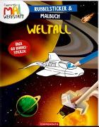 Rubbelsticker & Malbuch Weltall
