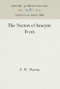 The Notion of Analytic Truth