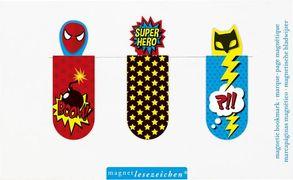 Magnetlesezeichen Superhelden