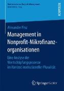 Management in Nonprofit-Mikrofinanzorganisationen