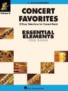Concert Favorites Vol. 2 - Alto Sax: Essential Elements Band Series
