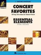 Concert Favorites Vol. 2 - Baritone Sax: Essential Elements Band Series