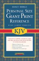 Personal Size Giant Print Reference Bible-KJV