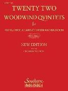 22 Woodwind Quintets - New Edition: Bassoon Part