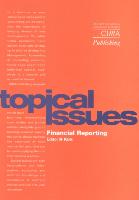 Financial Reporting