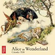 British Library - Alice in Wonderland mini wall calendar 201